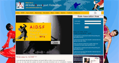 Desktop Screenshot of indiandancesport.org
